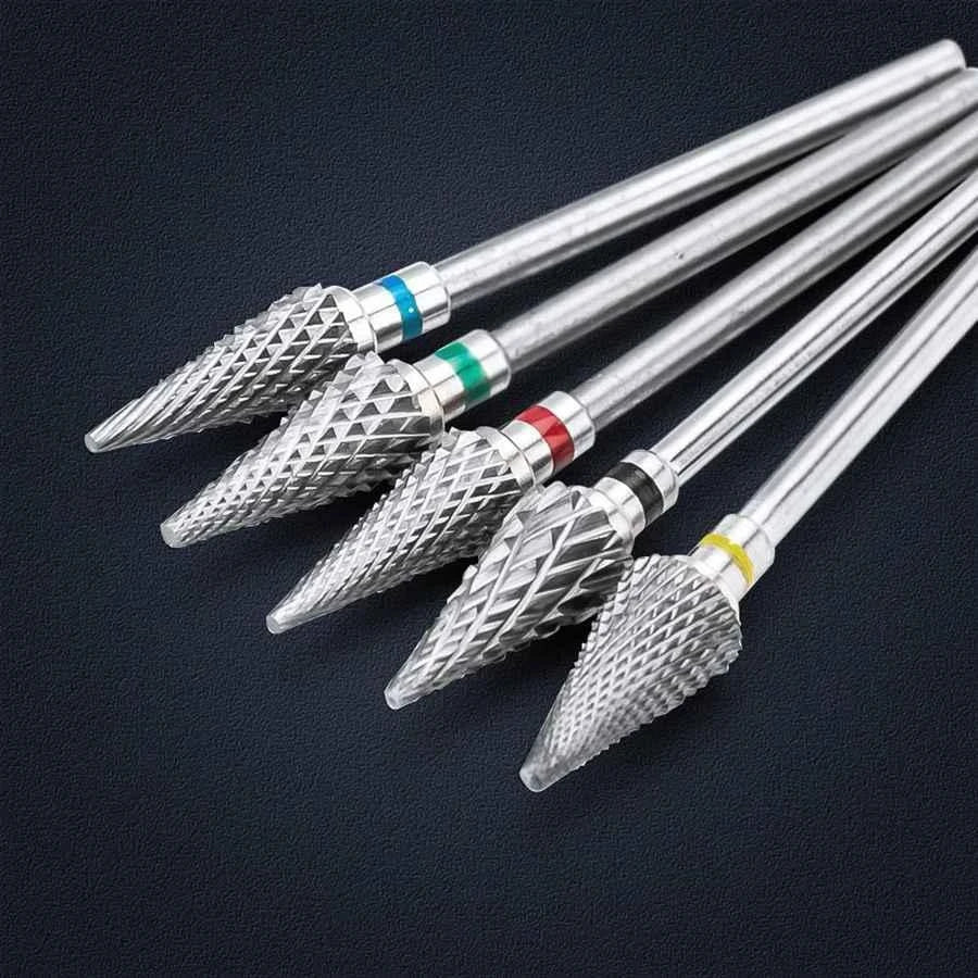 Tungsten Carbide Nail Drill Bits – Gel Polish Remover Set Nail Drill Bits QXL