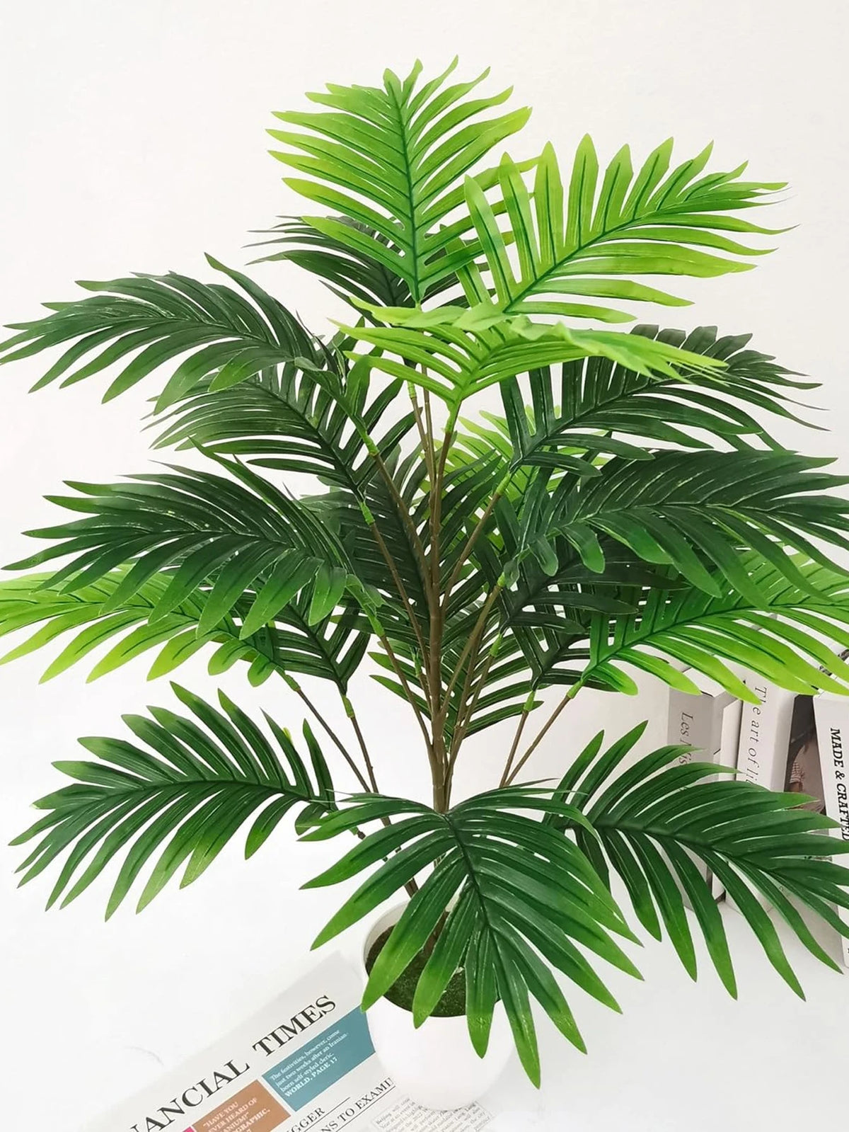 24-Leaf Artificial Tropical Palm & Monstera Leaves | UV Outdoor Artificial Tropical Leaves QXL