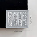 3D Silicone Nail Art Mold – Bowknot Bead Chain Ribbon Design Nail Art Mold QXL A