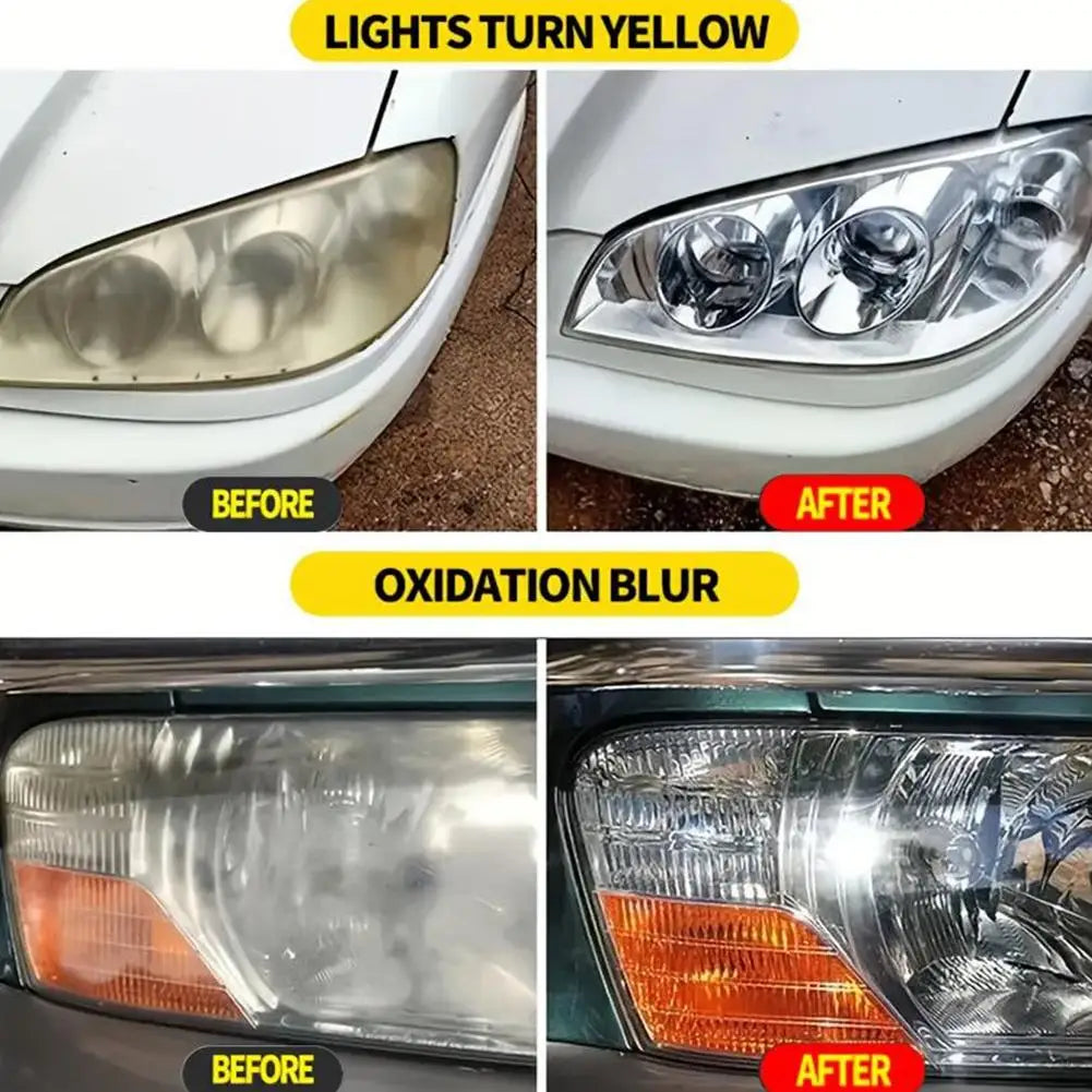 Car Headlight Restoration Kit | Polish & UV Protective Coat Headlight Restoration Kit QXL