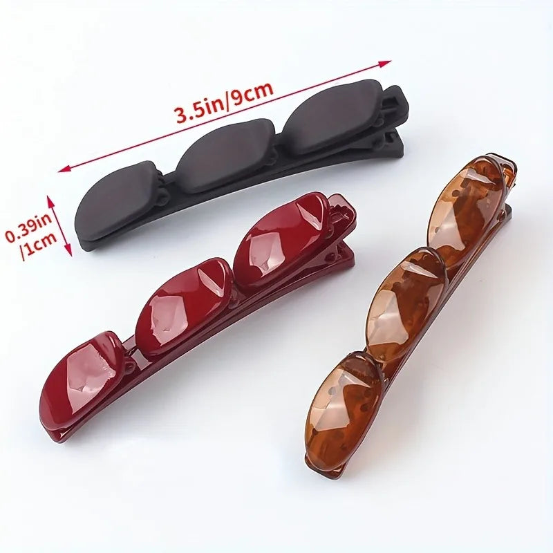 Duckbill Hair Clip | Anti-Flyaway Side Barrette for Women Hair Clip Barrette QXL