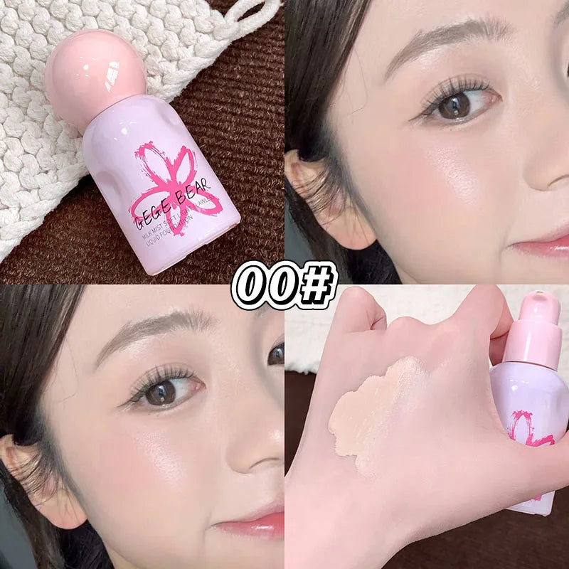Milk Mist Soft Glow Foundation – Oil Control Concealer 30ml Liquid Foundation QXL GX1588-00