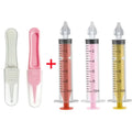 Baby Nasal Aspirator & Nose Cleaning Tweezers Set | Newborns Baby Nasal Aspirator QXL B392 5PC Set C