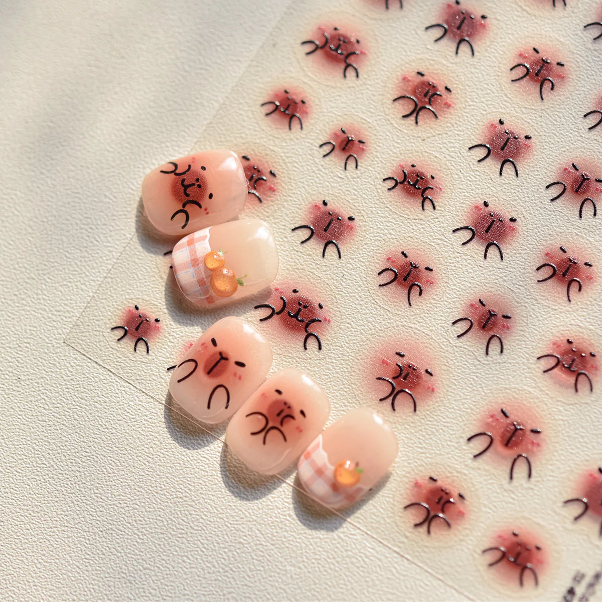 5D Fruit & Wine Glass Nail Stickers | Summer Manicure Decals Nail Art Stickers QXL
