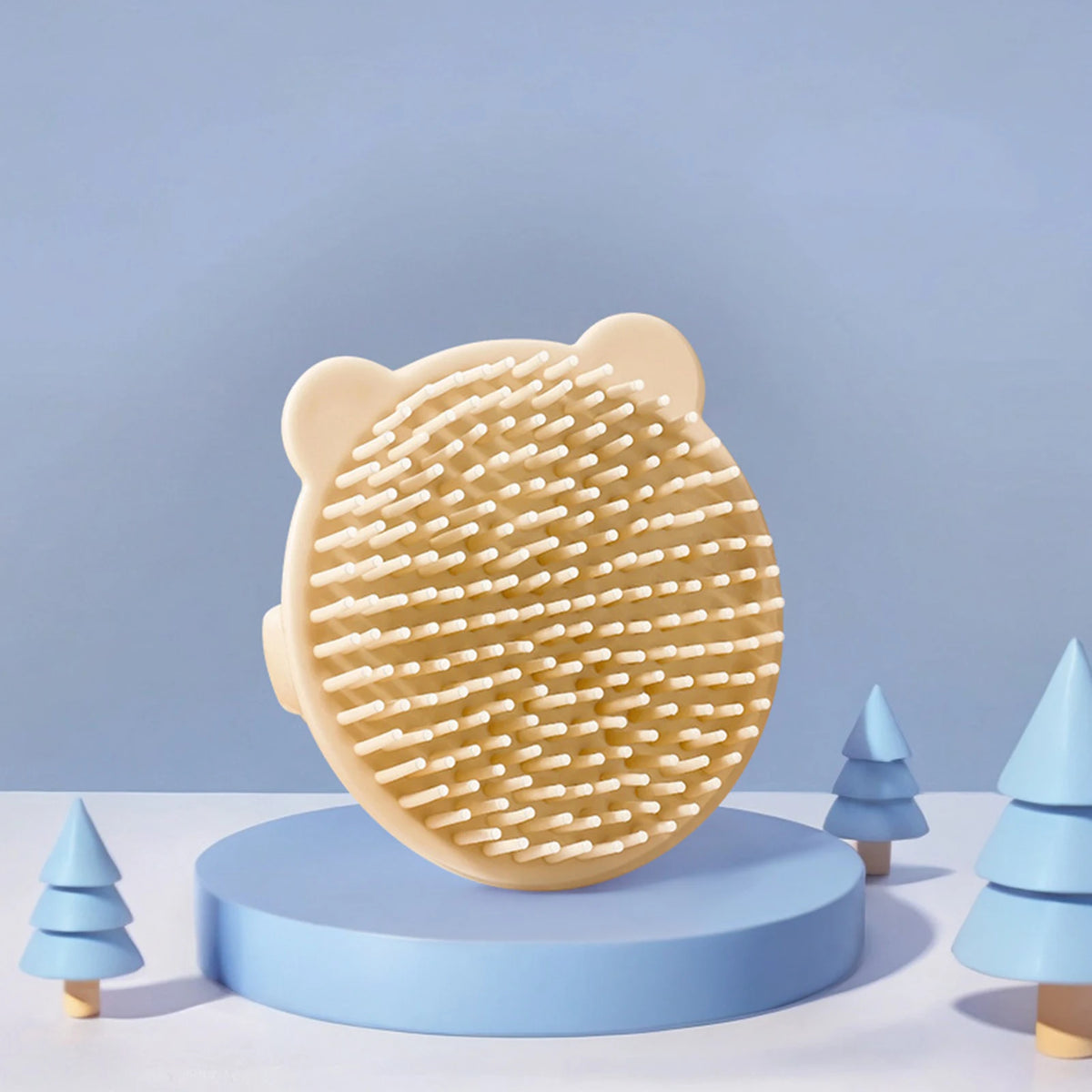 Baby Soft Scalp Brush & Shampoo Scrubber | Bear Design Baby Scalp Brush QXL