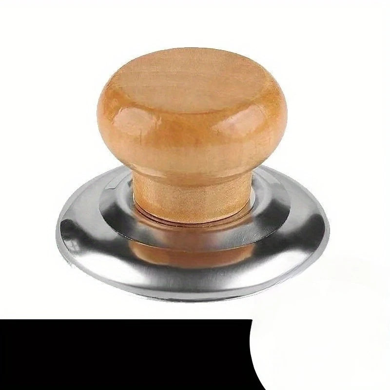 Wooden Heat-Resistant Pot Lid Knob | Universal Replacement Cookware Lid Knob QXL