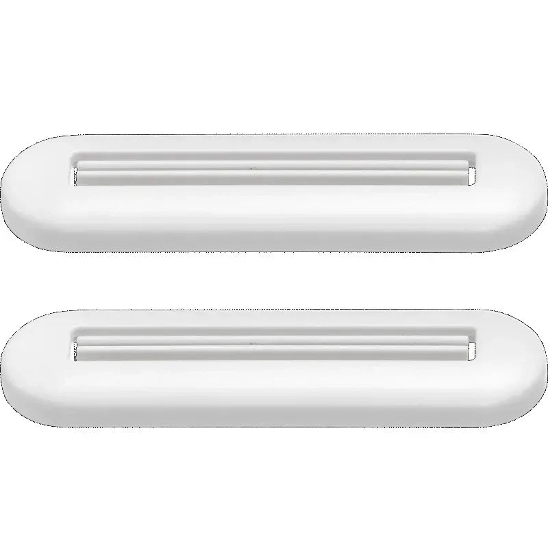 Toothpaste Tube Squeezer Clip | Cream & Cleanser Roller Tube Squeezer Clip QXL 2Pcs White