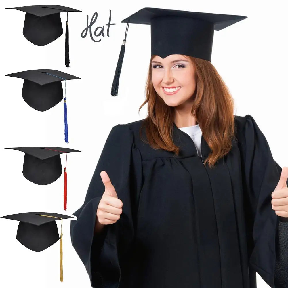 Graduation Cap with Tassel | Adjustable Bachelor's Hat Graduation Cap QXL