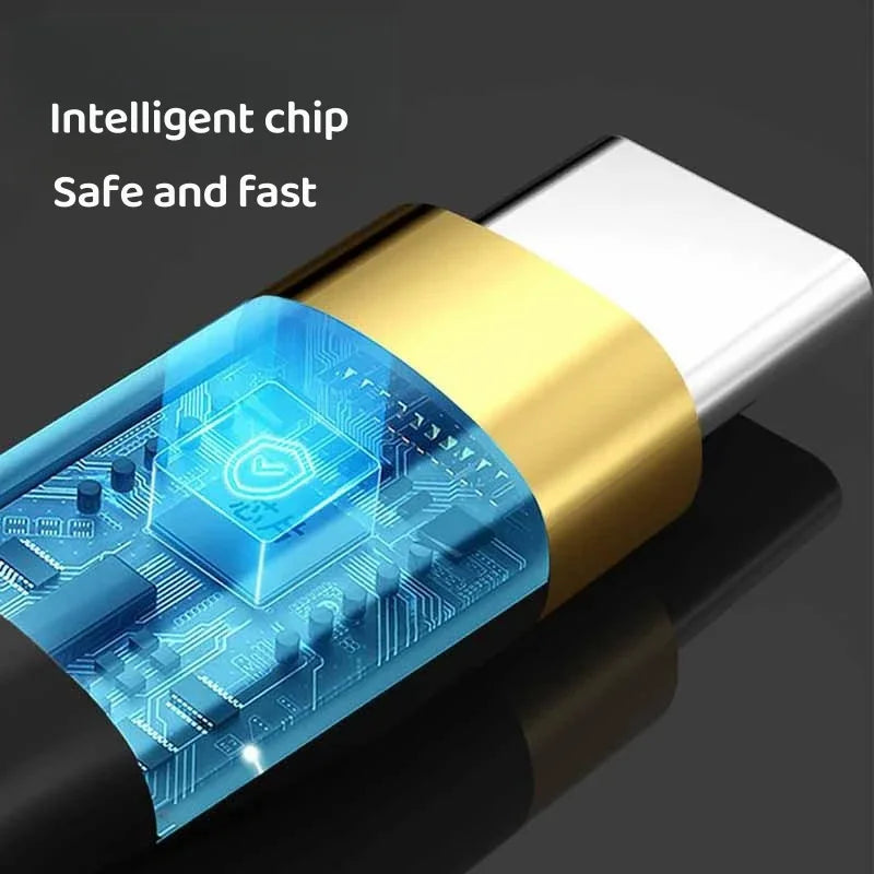 120W 6A USB-C to USB-C Fast Charging Braided Cable USB-C Charging Cable QXL