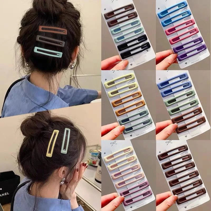 6-Pack Morandi BB Hair Side Clips for Women & Girls Hair Side Clips QXL