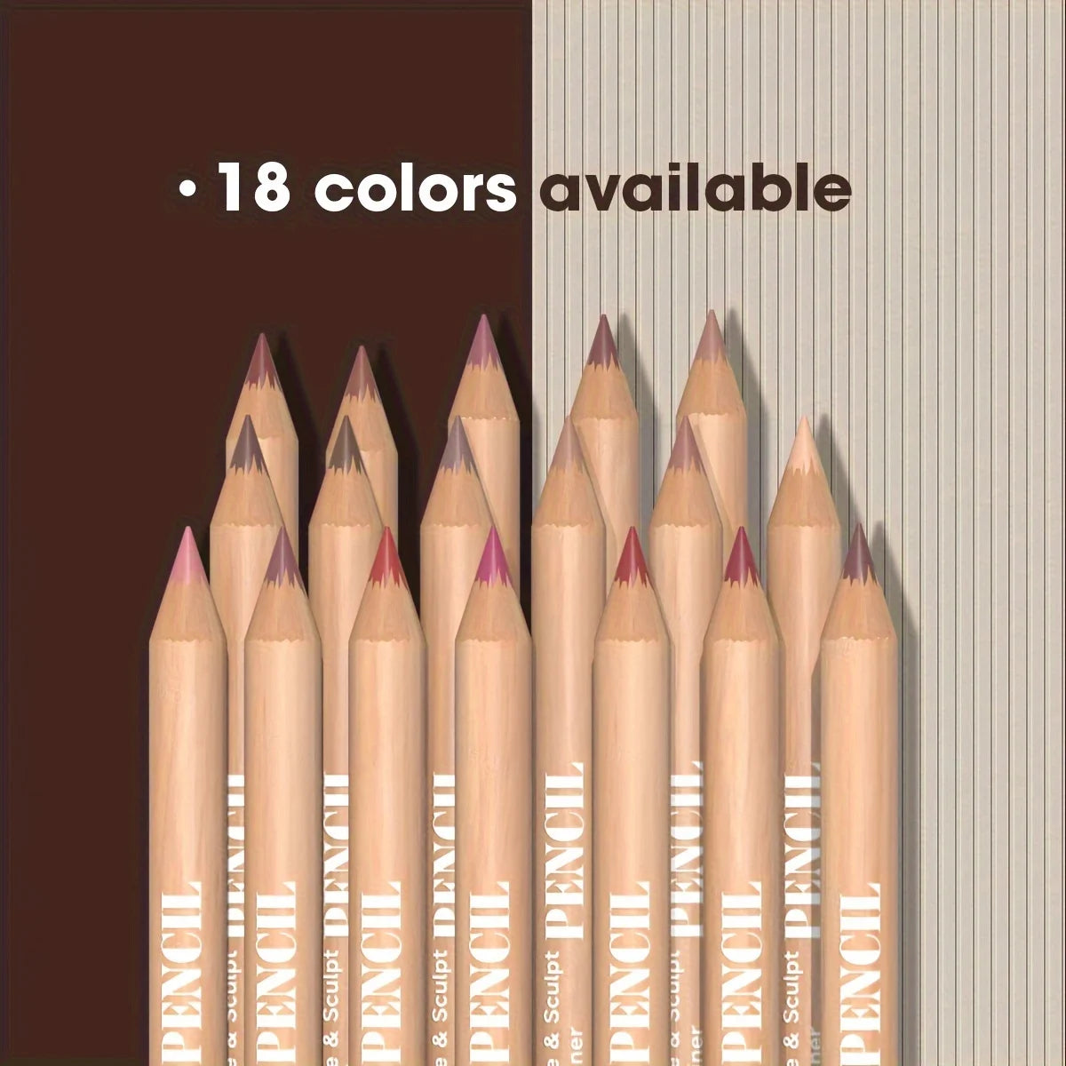 6-Piece Velvet Matte Lip Liner Set | Berry, Brown & Pink Shades Lip Liner Set QXL