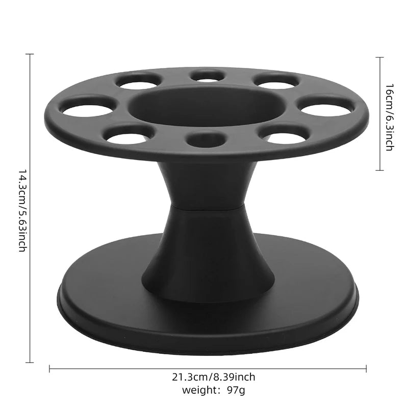 Barber Comb & Scissors Holder | Salon Tool Organizer Stand Salon Tool Organizer QXL Black