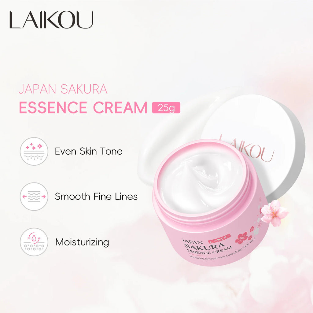 Laikou Sakura Face Cream | Moisturizing & Brightening Day Cream Moisturizing Face Cream QXL