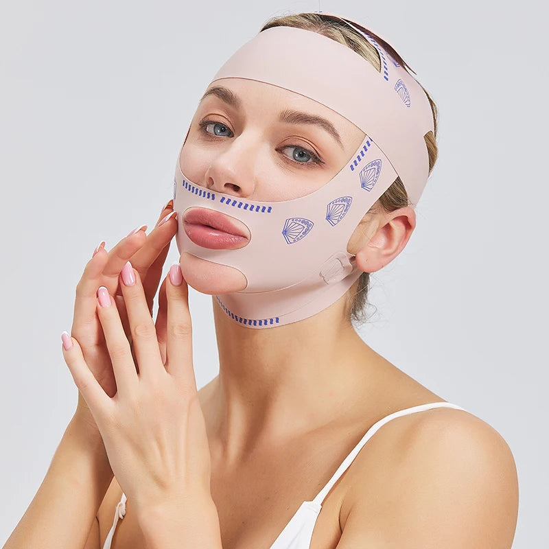 V-Line Face Slimming Strap | Chin & Cheek Lift Bandage Face Slimming Strap QXL