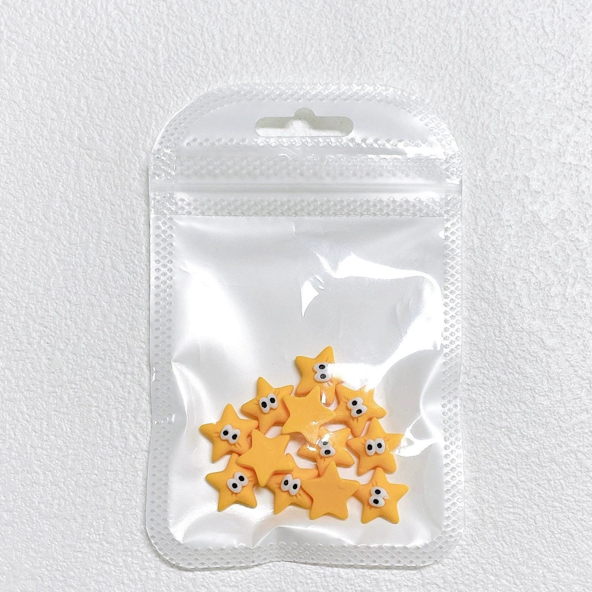 20-Pack 11mm Resin Star Flat Back Cabochons | Kawaii DIY Craft Resin Craft Cabochons QXL