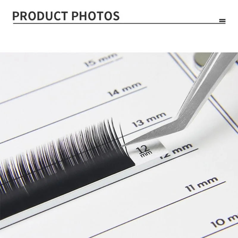 Acrylic Lash Extension Pallet Kit | 7–15mm Scale & Tweezer Holder Lash Extension Organizer QXL