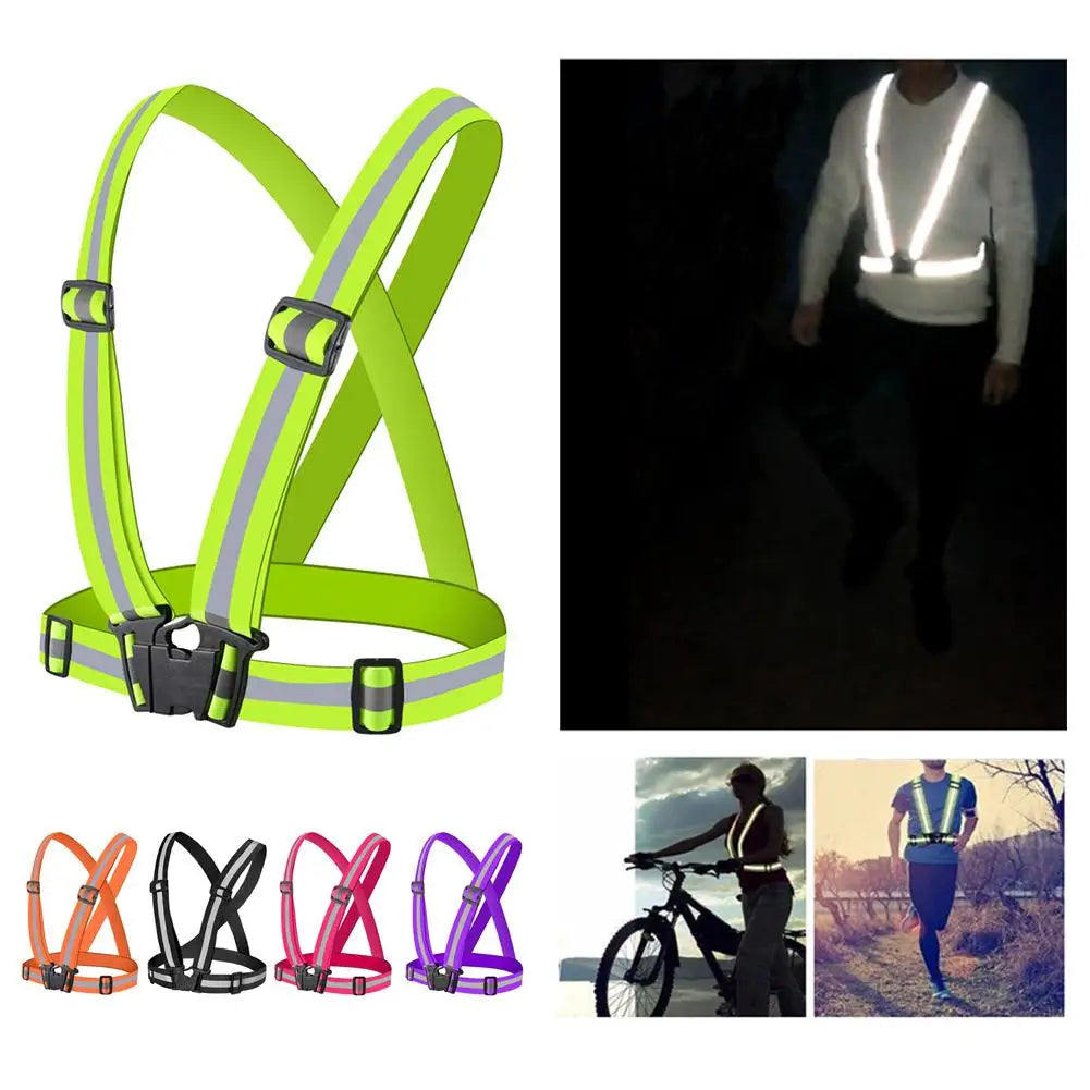 Reflective Safety Vest | Adjustable for Adults & Kids Reflective Safety Vest QXL