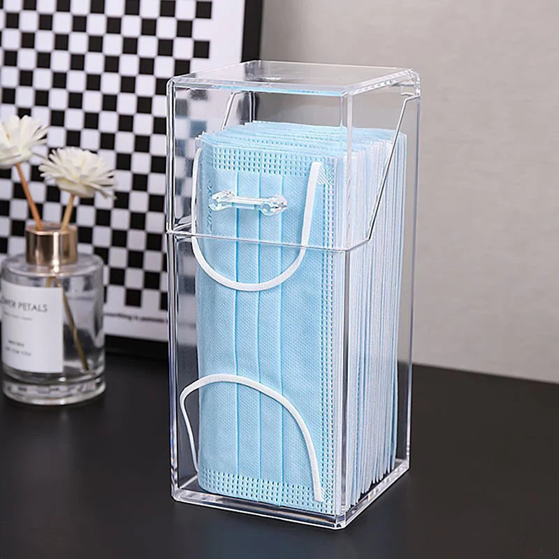 Dust-Proof Mask & Wipes Storage Box with Sealed Lid Storage Box Organizer QXL
