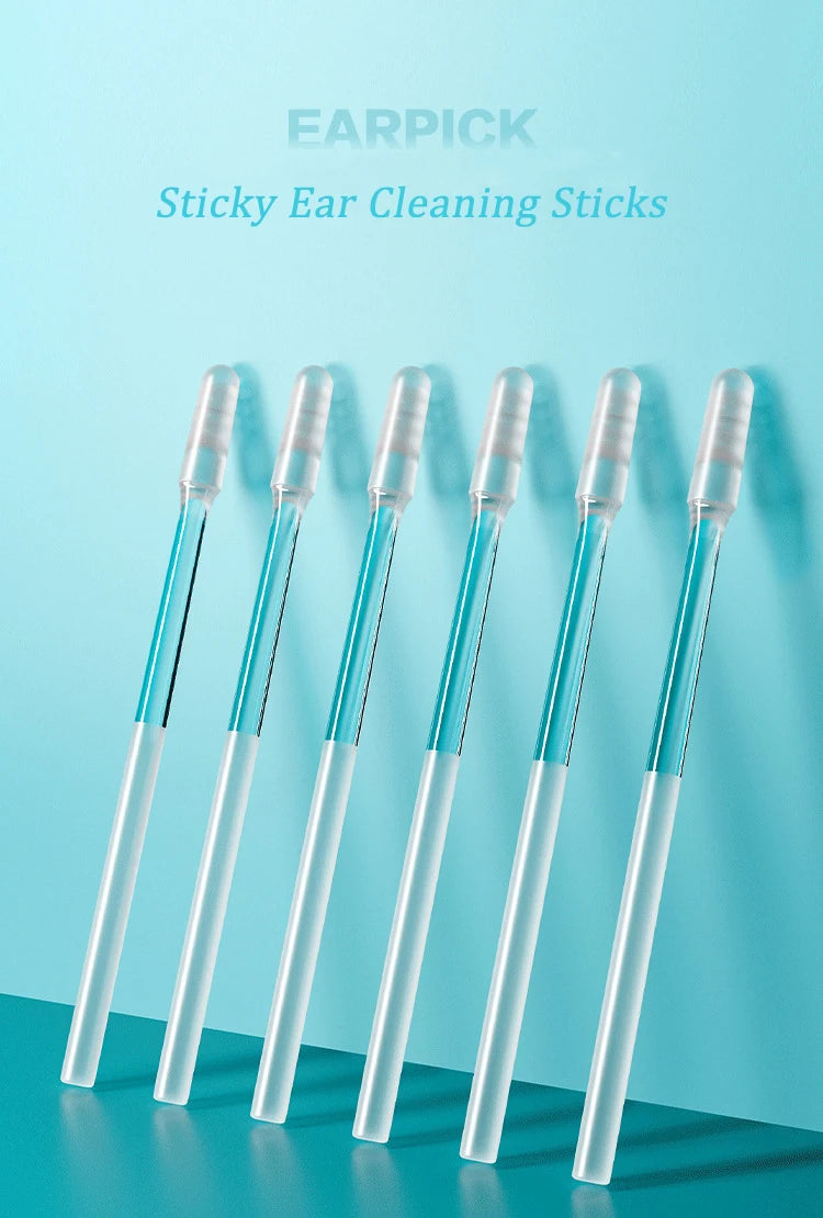 24-Pack Sticky Ear Cleaning Swabs | Earwax Remover for All Ages Ear Cleaning Swabs QXL