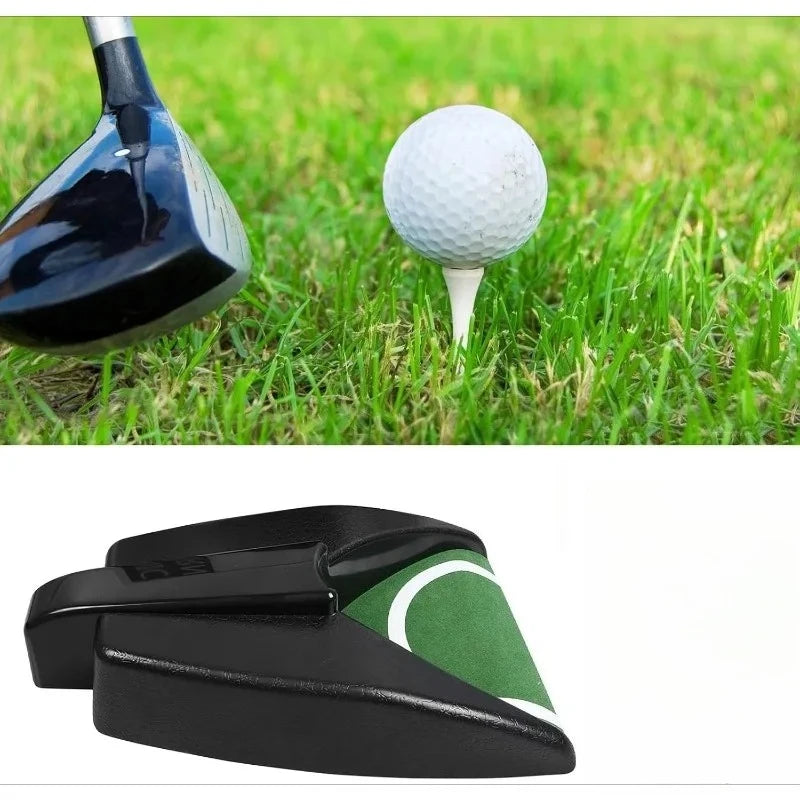 Portable Golf Automatic Putting Cup with Auto Ball Return Golf Putting Trainer QXL