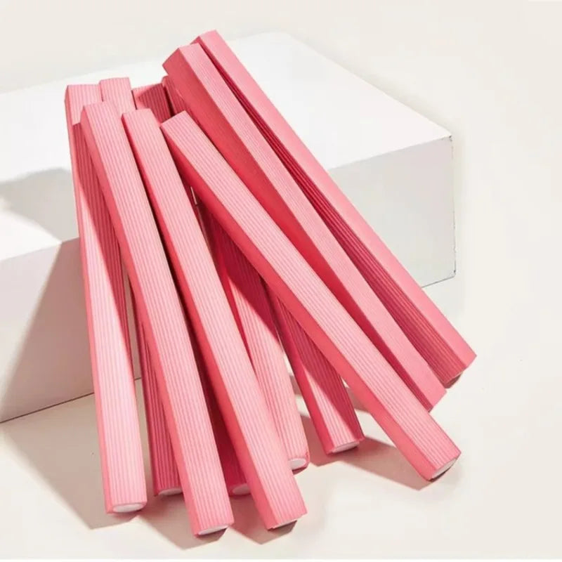 10-Pack Heatless Foam Curling Rods | Overnight No-Heat Curls Foam Hair Curlers QXL