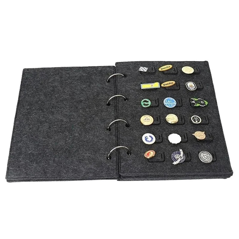 Felt Jewelry Storage Book | Pin, Brooch & Earring Organizer Jewelry Storage Book QXL