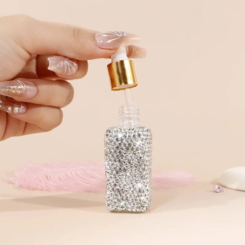 5ml Diamond Mini Glass Perfume Bottle with Dropper | Luxury Perfume Bottle QXL