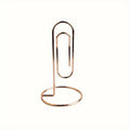 Golden Rose Desk Clip | Metal Note Organizer & Decor Decorative Desk Clip QXL Rose Golden