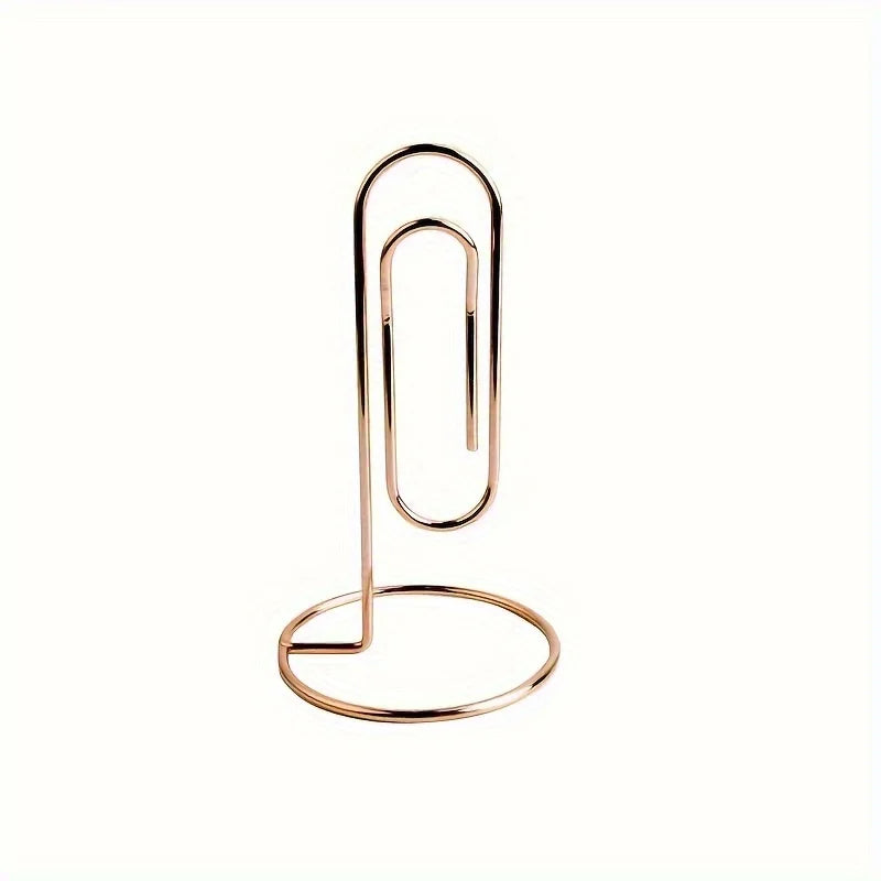 Golden Rose Desk Clip | Metal Note Organizer & Decor Decorative Desk Clip QXL Rose Golden