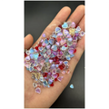 20-Pack Glow-in-the-Dark Star Moon Nail Charms | Resin DIY Nail Art Charms QXL 20pcs