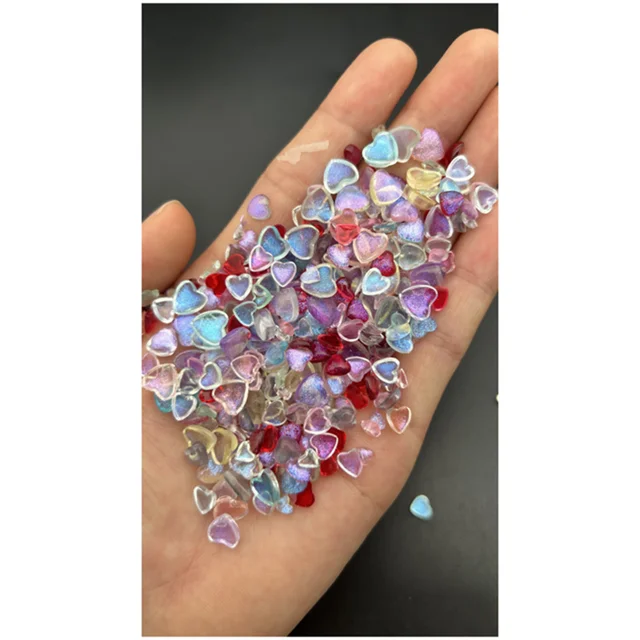 20-Pack Glow-in-the-Dark Star Moon Nail Charms | Resin DIY Nail Art Charms QXL 20pcs