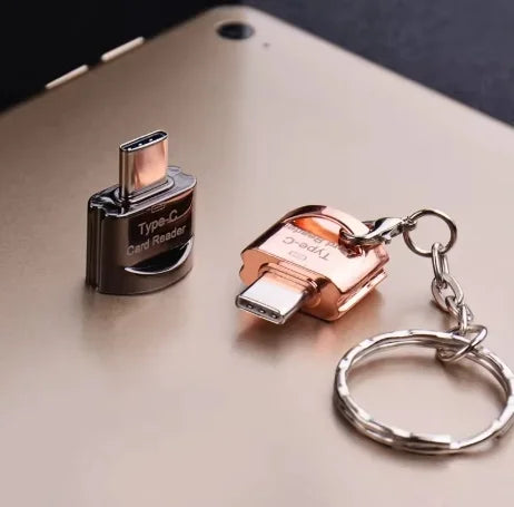 USB 3.0 Type-C OTG Micro SD & TF Card Reader Adapter Memory Card Reader QXL