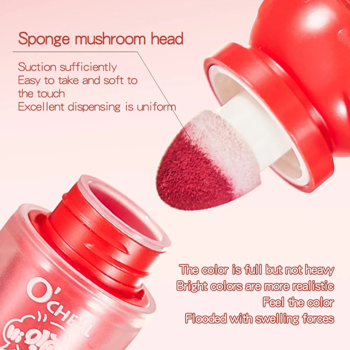 OCHEAL Liquid Blush Stick | High Pigment Long-Lasting Cream Liquid Blush Stick QXL
