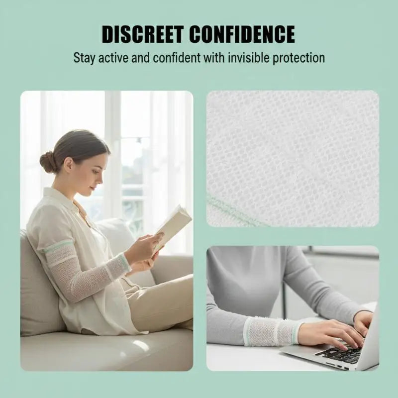 PICC Line Elastic Cover Sleeve | Breathable Mesh, L & XL Medical Arm Sleeve QXL