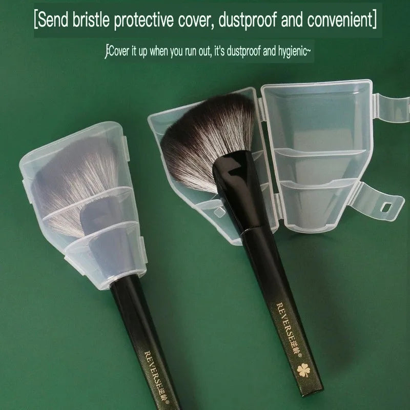 Large Slanted Contour Brush – Fluffy Soft Sculpting Makeup Tool Contour Makeup Brush QXL
