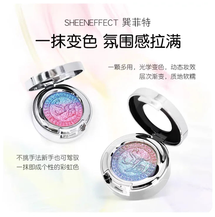 Chameleon Gradient Sparkle Eyeshadow | Sheen Effect Highlighter Sparkle Eyeshadow QXL