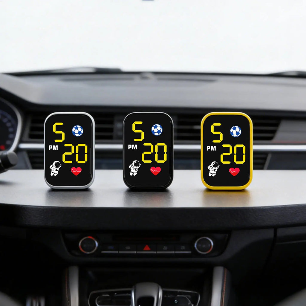Waterproof Mini Motorcycle Dashboard Clock with LED Light Motorcycle Dashboard Clock QXL