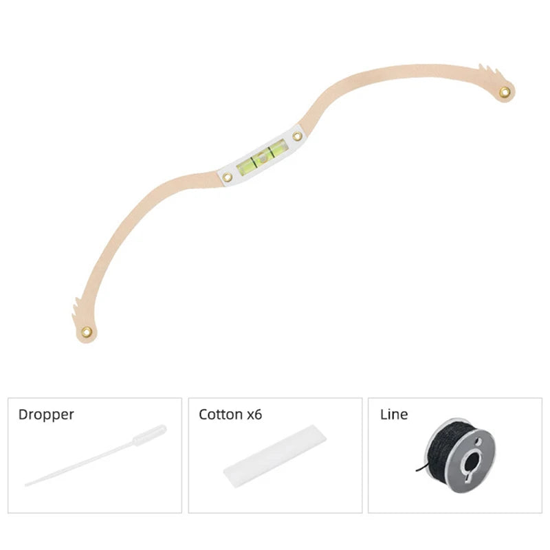 Microblading Brow Mapping Ruler Kit | Pre-Inked String & Arrow Brow Mapping Ruler QXL gold