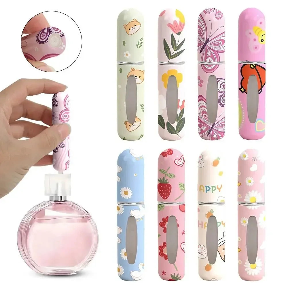 5ml Mini Refillable Perfume Spray Bottle – Leak-Proof Travel Perfume Atomiser QXL