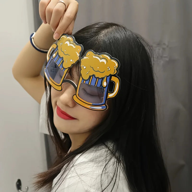 Bavarian Beer Festival Novelty Glasses | Beer Mug Party Eyewear Novelty Party Glasses QXL Default Title