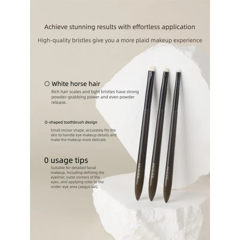 Moji L15 Flat Eyeshadow Brush | Under-Eye Detail Brush Eyeshadow Detail Brush QXL