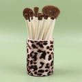 Zoreya 15-Piece Mini Makeup Brush Set | Detachable Handle Makeup Brush Set QXL 15 brushes and bucke