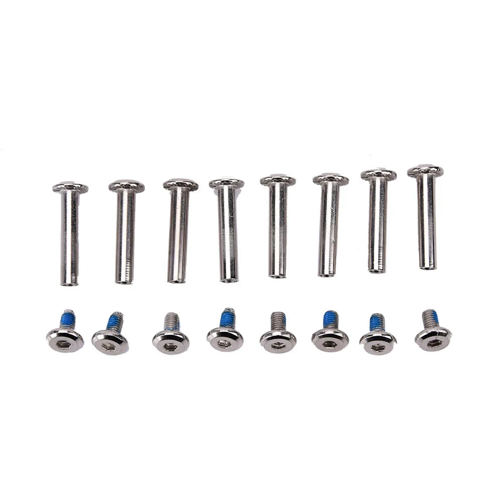 8-Pack 31mm Steel Inline Skate Wheel Axles & Bolts Set Skate Wheel Axles QXL 8pcs