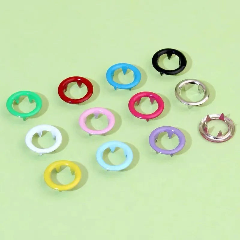 Sew-Free Snap Fastener Kit – Hand Press Pliers & 100 Snaps Snap Fastener Kit QXL