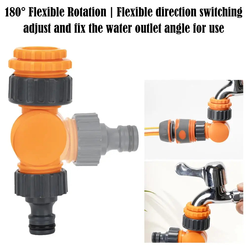 360° Swivel Garden Hose Faucet Quick Connect Adapter Hose Faucet Adapter QXL
