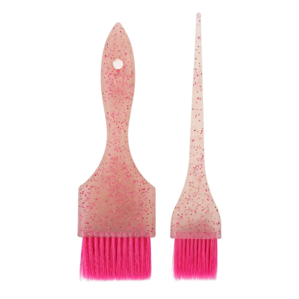 Pink Hair Dye Kit – Bowl, Pointed & Wide Brush Set | 3-Piece Hair Dye Brush Kit QXL