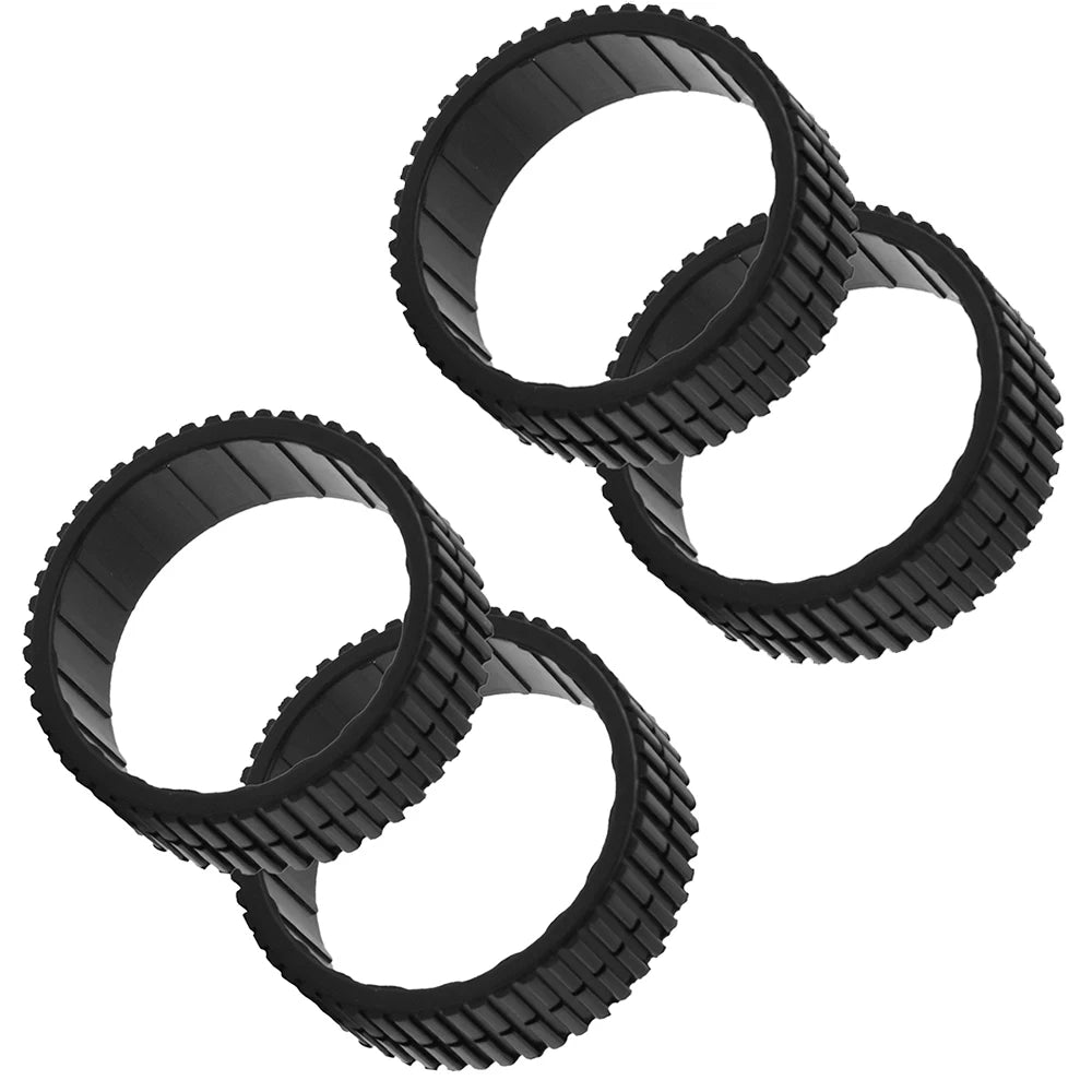 Replacement Anti-Slip Tires for iRobot Braava 380T 390T 375T 320 Robot Mop Replacement Tires QXL 4PCS