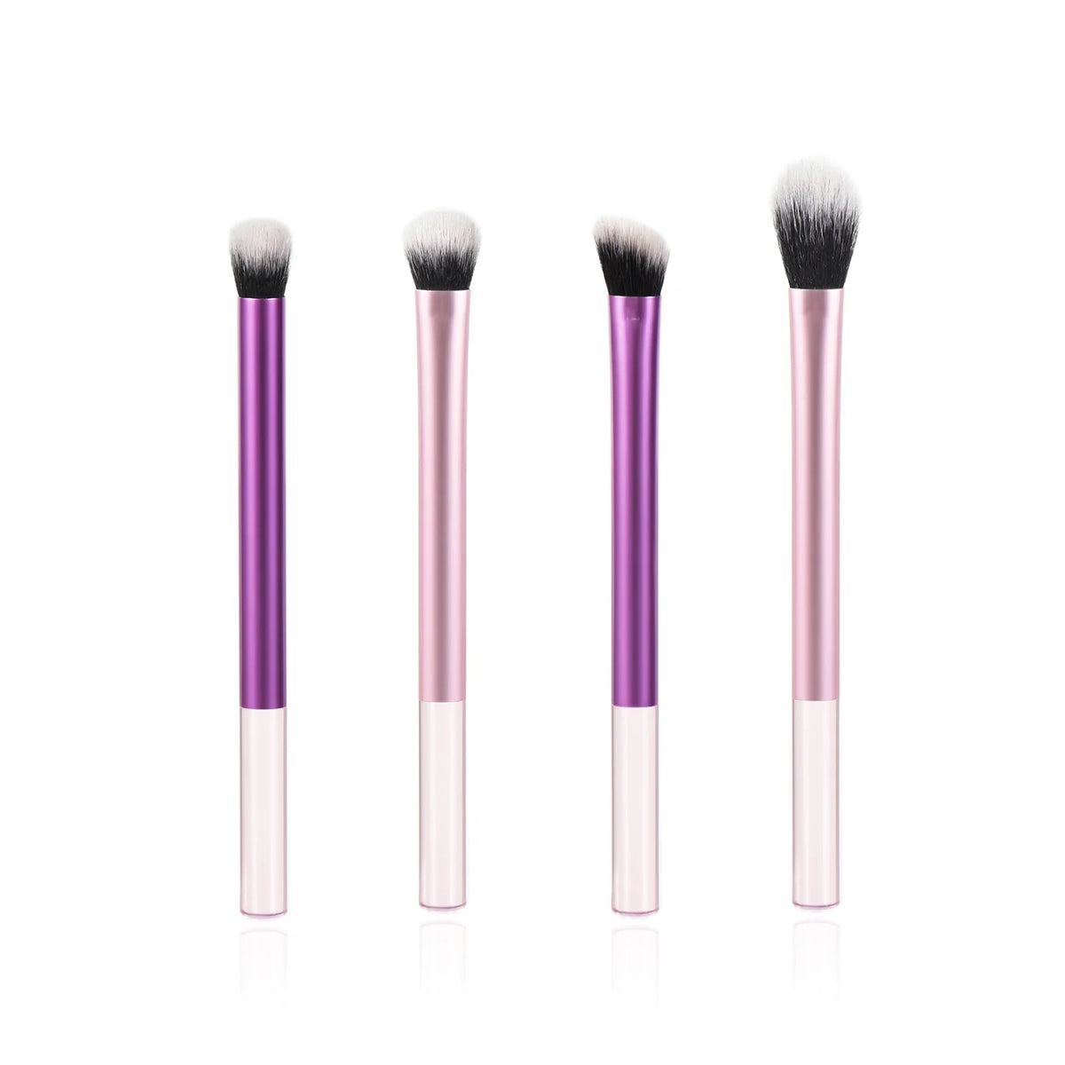 Synthetic Makeup Brush Set – Foundation, Powder & Eyeshadow Makeup Brush Set QXL 4 pcs