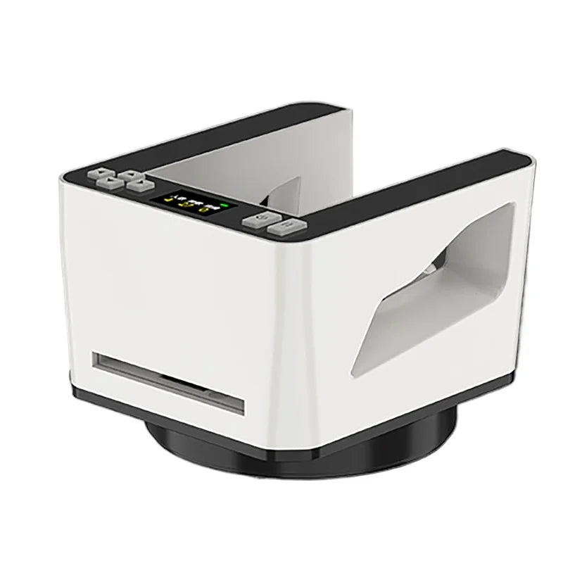 Electric Automatic Card Dealer | Adjustable Speed, 360° Dealing Card Dealing Machine QXL Milky White as show