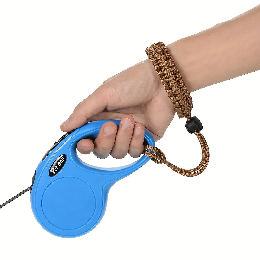 Retractable Wrist Strap Dog Leash | Anti-Drop Safety Buckle Retractable Dog Leash QXL